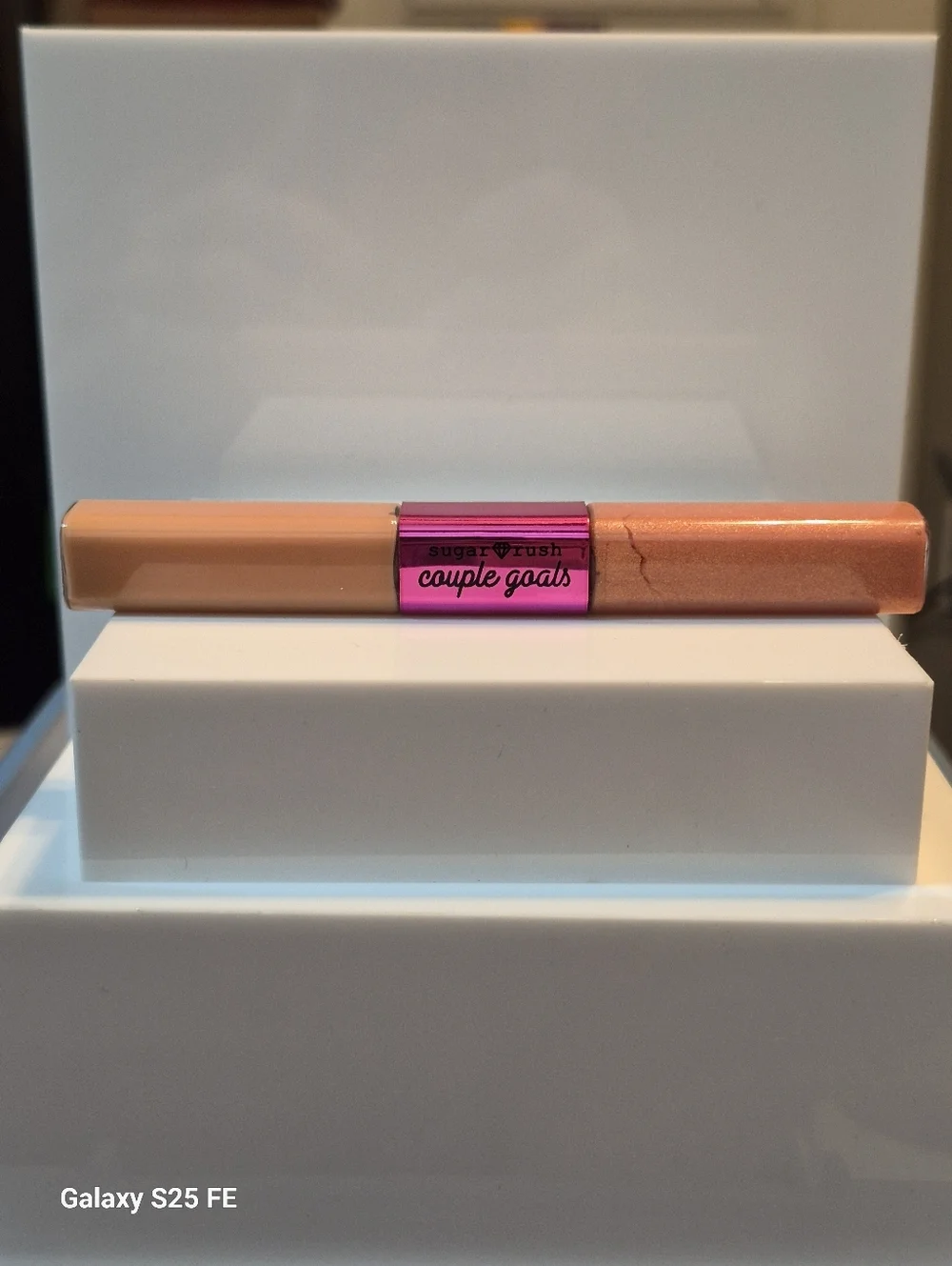Sugar Rush Couple Goals Dual Lip Gloss: Best & Friend, .15oz x2 (Full Size), New